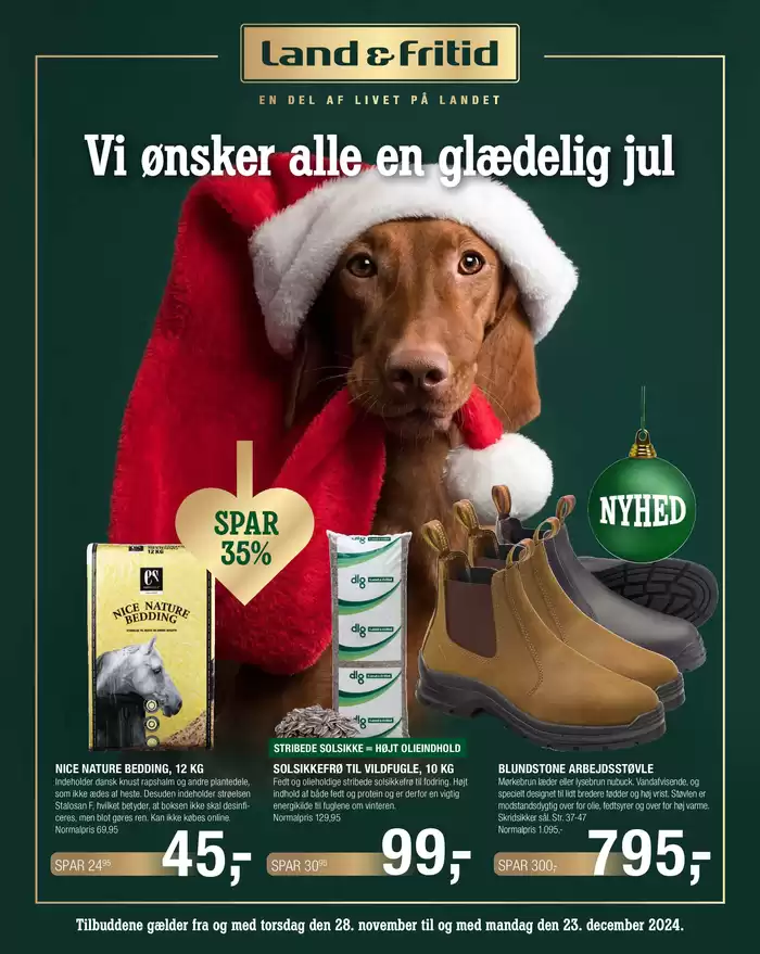 Land & Fritid katalog i Holbæk | Julemagasinet 2024 | 2.12.2024 - 23.12.2024