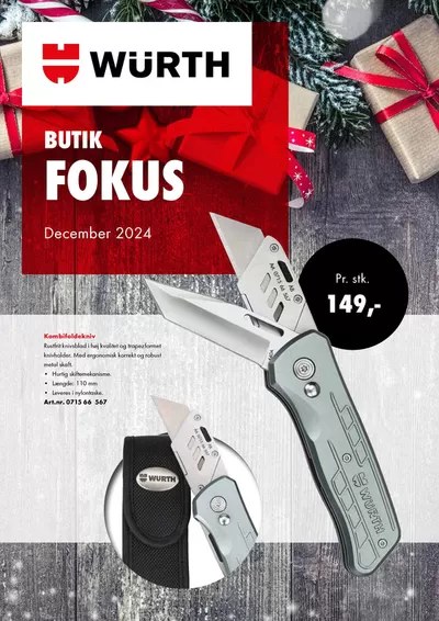 Würth katalog i Randers | Butik Avisen December | 3.12.2024 - 31.12.2024