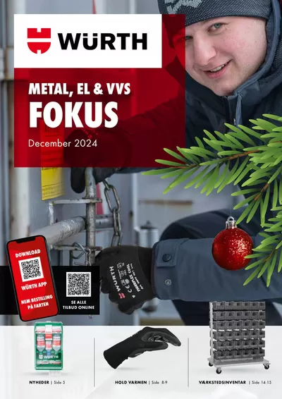 Würth katalog i Randers | Metal , EL & VVS | 3.12.2024 - 31.12.2024