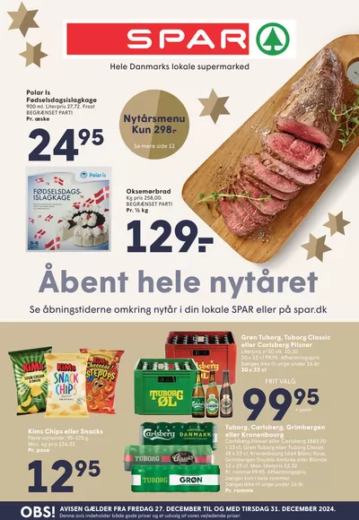 SPAR katalog i Odense | SPAR Tilbudsavis | 24.12.2024 - 7.1.2025