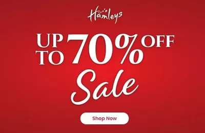 Tilbud fra Legetøj og baby i Brøndby | Up to 70% Off hos Hamleys | 27.12.2024 - 9.1.2025