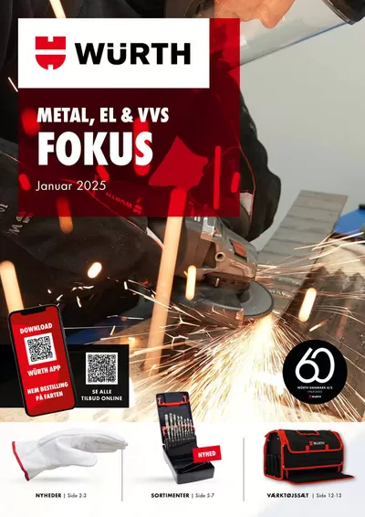 Tilbud fra Byggemarkeder i Kolding | Metal , EL & VVS hos Würth | 7.1.2025 - 31.1.2025