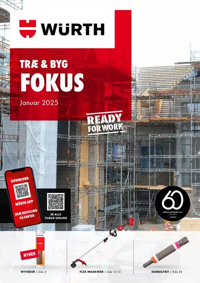 Tilbud fra Byggemarkeder i Kolding | TRÆ & BYG hos Würth | 7.1.2025 - 31.1.2025