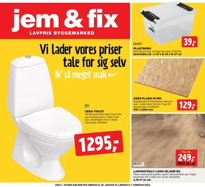 jem & fix katalog i Taastrup | jem & fix Tilbudsavis | 25.1.2025 - 1.2.2025