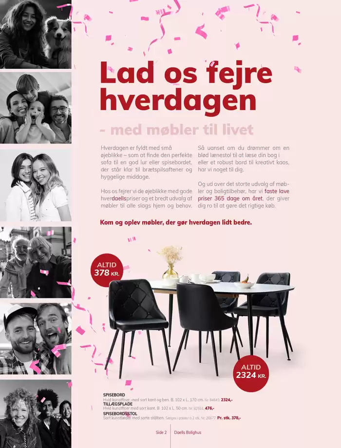 Daells Bolighus katalog i Vejle | Daells Bolighus Vi fejrer hverdagen | 30.1.2025 - 13.2.2025