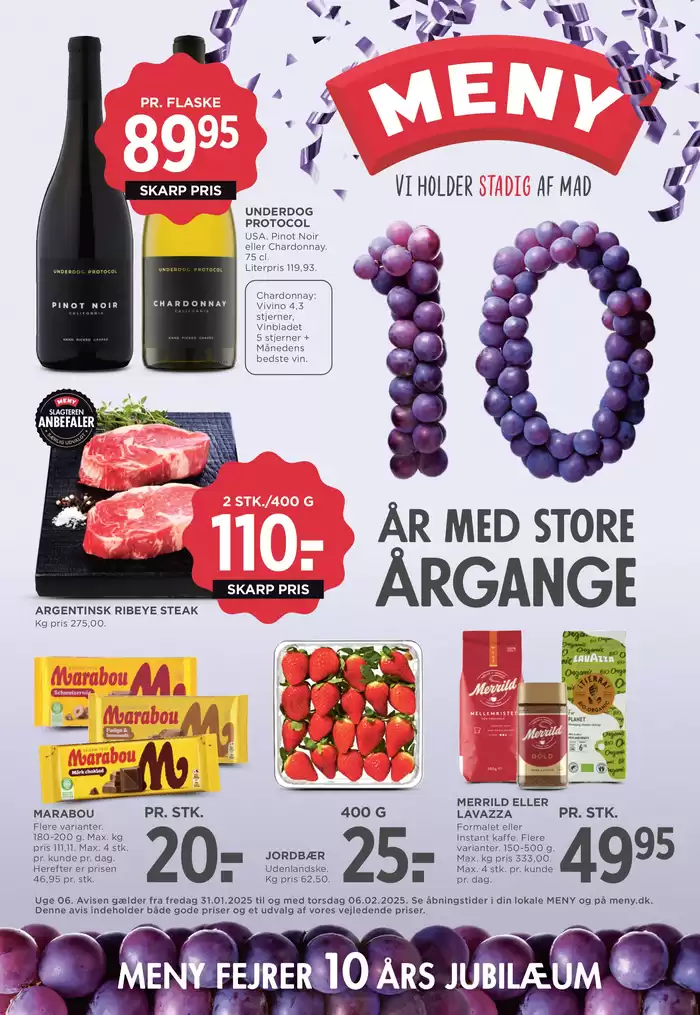 MENY katalog i Lillerød | MENY uge 0625 | 31.1.2025 - 14.2.2025