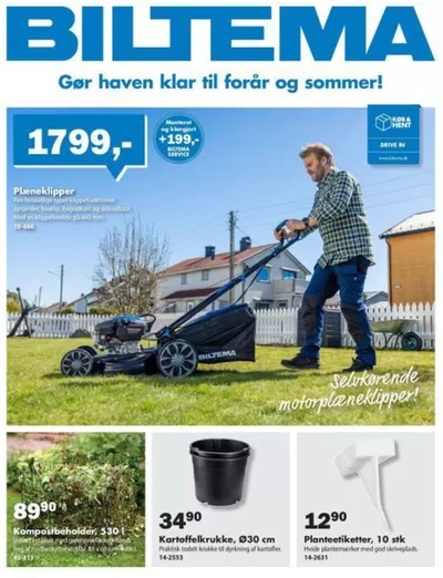 Biltema katalog i Herning | Gør haven klar til forår og sommer | 5.3.2025 - 19.3.2025