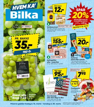 Bilka katalog i Odense | Fantastiske rabatter på udvalgte produkter | 14.3.2025 - 20.3.2025