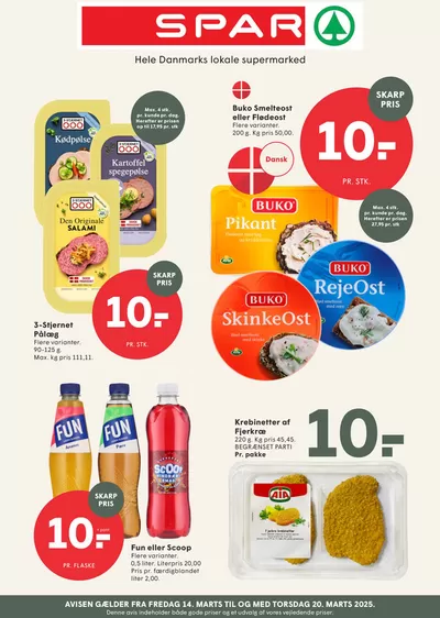 SPAR katalog i Odense | Fantastisk tilbud til alle kunder | 14.3.2025 - 20.3.2025