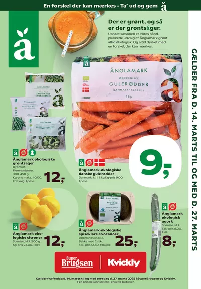 Kvickly katalog i Vejle | Fantastiske rabatter på udvalgte produkter | 14.3.2025 - 27.3.2025