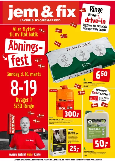 Tilbud fra Byggemarkeder i Hobro | jem & fix Tilbudsavis hos jem & fix | 15.3.2025 - 22.3.2025
