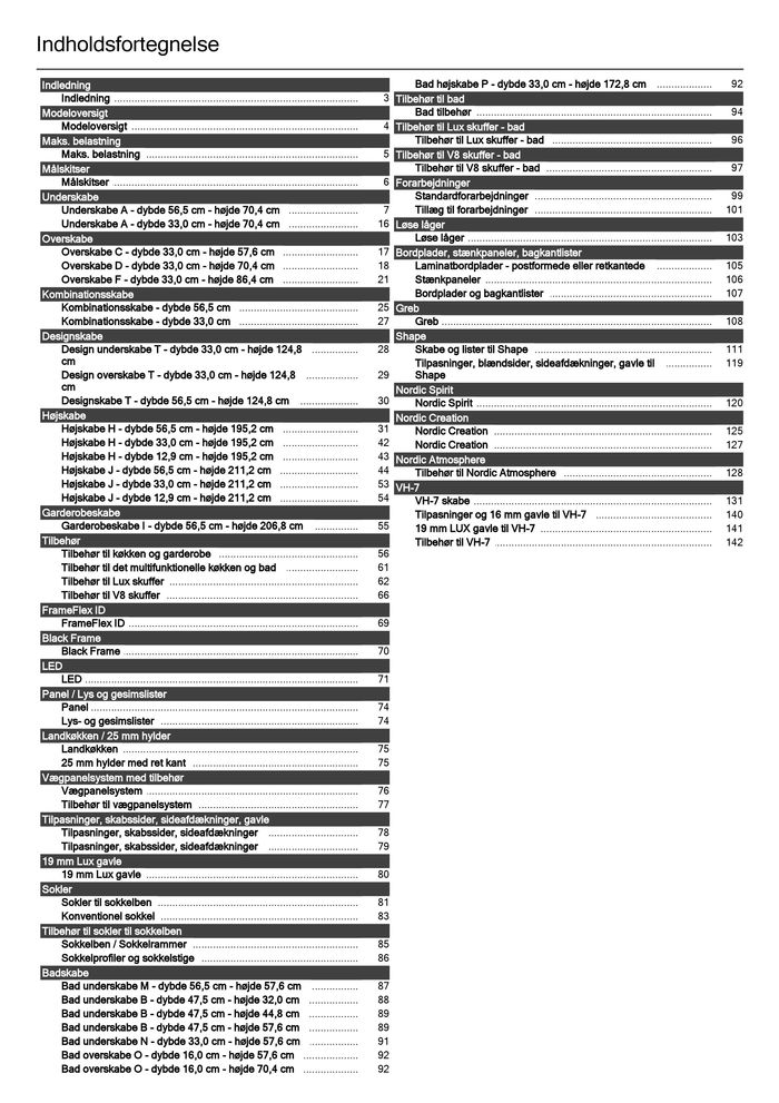 HTH katalog | Produktoversigt HTH | 1.9.2023 - 31.12.2023