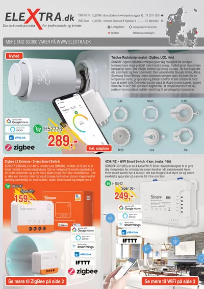 Elextra katalog i Struer | Eksklusive kup | 21.3.2025 - 4.4.2025