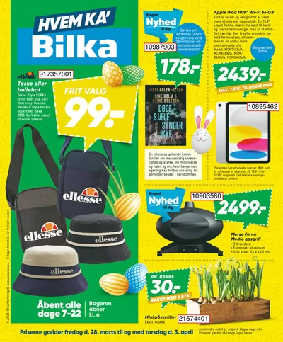 Bilka katalog i Frederiksberg | Toptilbud og rabatter | 28.3.2025 - 3.4.2025