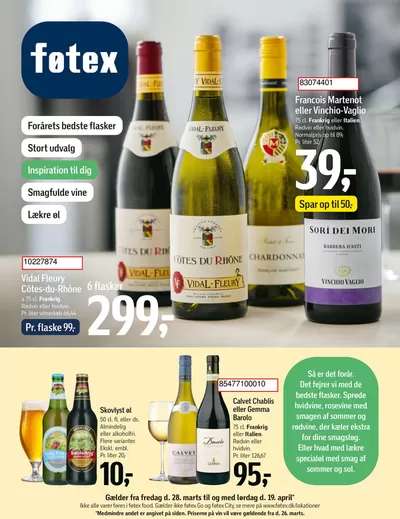 Føtex katalog i Helsingør | Nye tilbud at opdage | 28.3.2025 - 19.4.2025