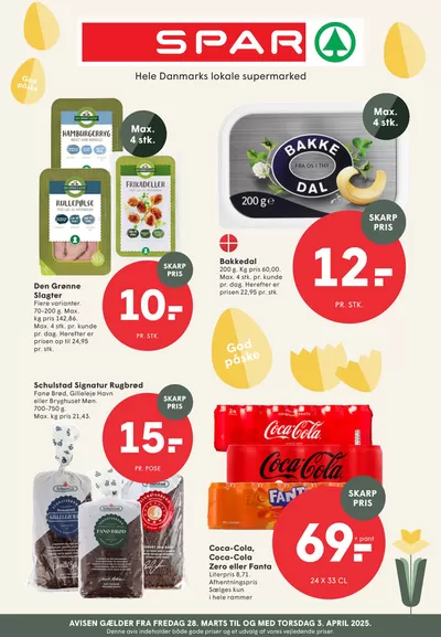 SPAR katalog i Frederiksberg | Fantastisk tilbud til alle kunder | 28.3.2025 - 3.4.2025