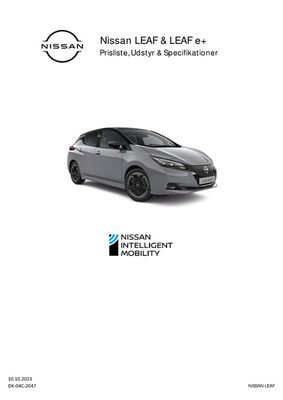 Nissan katalog | Nissan LEAF | 14.10.2023 - 14.10.2024