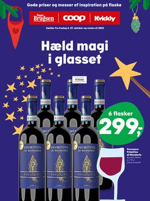 Tilbud fra Dagligvarer i Aalborg | Kvickly Haeld magi i glasset hos Kvickly | 27.10.2023 - 31.12.2023