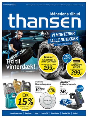 Thansen katalog | Aktuel tilbudsavis | 1.11.2023 - 29.11.2023