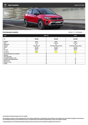 Opel katalog | Opel Crossland | 3.11.2023 - 3.11.2024