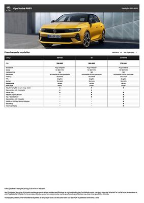 Opel katalog i Birkerød | Opel Astra plug-in hybrid | 3.11.2023 - 3.11.2024
