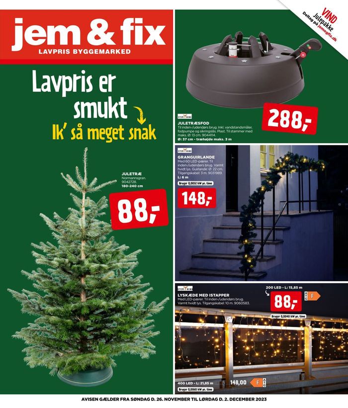 jem & fix katalog i Esbjerg | jem & fix Tilbudsavis | 27.11.2023 - 2.12.2023