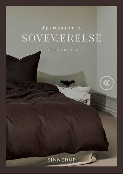 Tilbud fra Hjem og møbler i Odense | SOVEVÆRELSE hos Sinnerup | 4.1.2024 - 31.12.2024