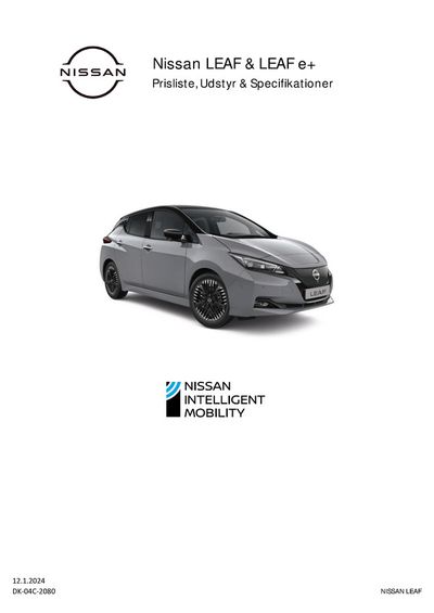 Nissan katalog i Århus | Nissan LEAF | 15.1.2024 - 12.1.2025