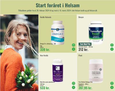 Tilbud fra Kosmetik og sundhed | Start foråret i Helsam hos Helsam | 27.2.2024 - 10.3.2024