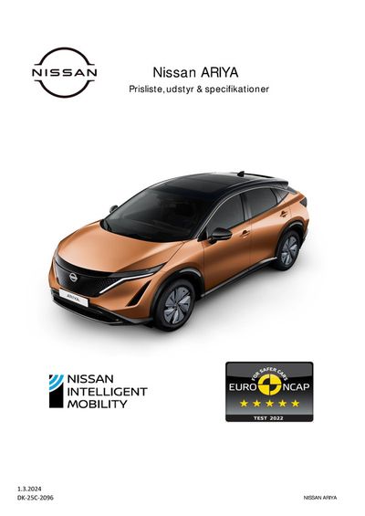 Nissan katalog i København | Nissan ARIYA | 5.3.2024 - 5.3.2025