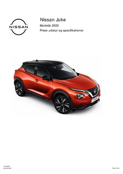 Nissan katalog i Middelfart | Nissan Juke | 5.3.2024 - 5.3.2025