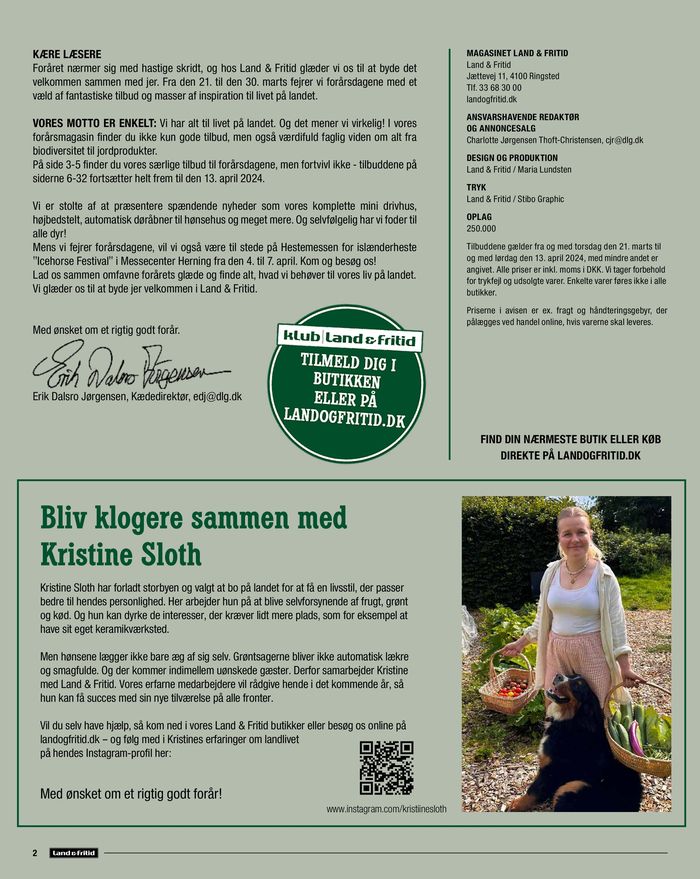 Land & Fritid katalog i Horsens | Kom til forårsdage | 21.3.2024 - 30.3.2024