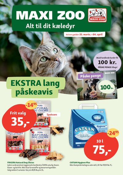 Tilbud fra Dagligvarer i Brøndby | Ugeavis hos Maxi Zoo | 25.3.2024 - 4.4.2024