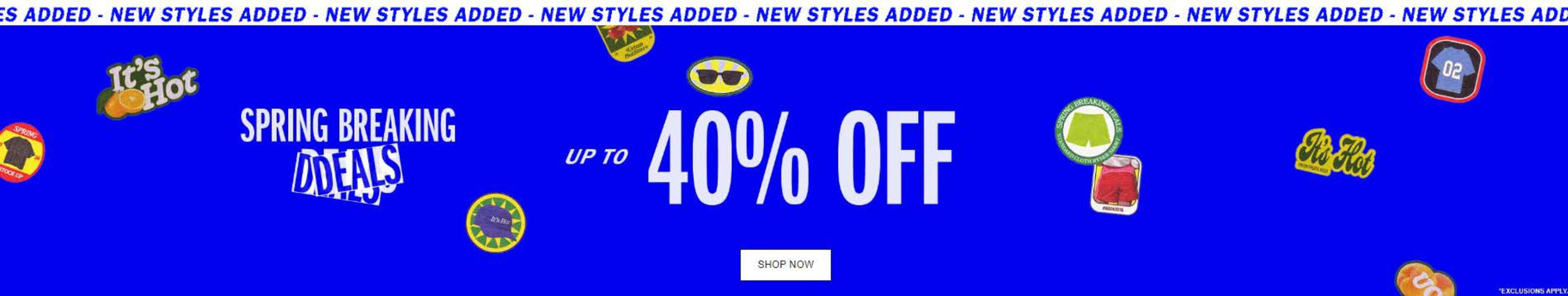 Urban Outfitters katalog | Up to 40% Off | 26.3.2024 - 4.4.2024