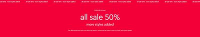 Tilbud fra Mode | All sale 50% hos Gina Tricot | 27.3.2024 - 6.4.2024