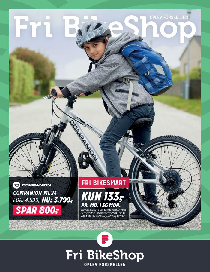 Fri BikeShop katalog i København | Fri BikeShop Tilbudsavis | 3.4.2024 - 17.4.2024