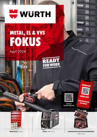 Würth katalog i Horsens | Fokus Metal , El & VVS | 3.4.2024 - 30.4.2024
