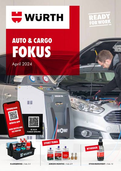 Würth katalog i Horsens | Fokus Auto & Cargi april | 3.4.2024 - 30.4.2024