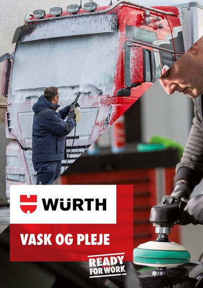 Tilbud fra Byggemarkeder i Vejle | Vask og pleje hos Würth | 3.4.2024 - 30.4.2024