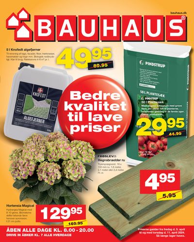 Bauhaus katalog i Odense | Bauhaus Tilbudsavis! | 5.4.2024 - 19.4.2024