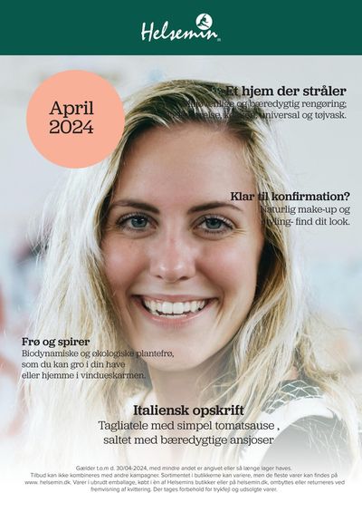 Tilbud fra Kosmetik og sundhed i Solrød Strand | Helsemin Magasin April 2024 hos Helsemin | 8.4.2024 - 30.4.2024