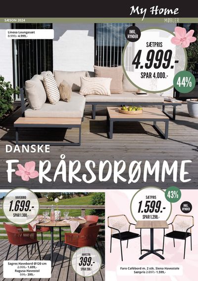 Tilbud fra Hjem og møbler i Hillerød | My Home Tilbudsavis hos My Home | 12.4.2024 - 26.4.2024