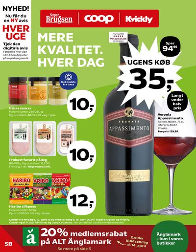 Tilbud fra Dagligvarer i Kalundborg | Spar hos Kvickly | 12.4.2024 - 18.4.2024
