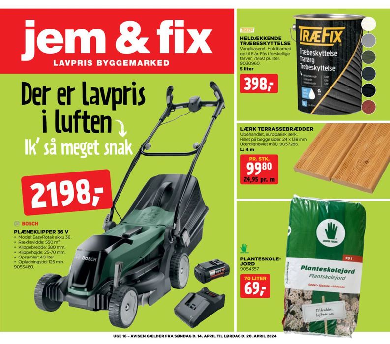 jem & fix katalog i Esbjerg | jem & fix Tilbudsavis | 13.4.2024 - 20.4.2024