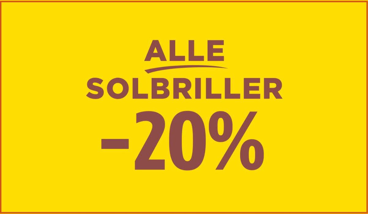 Thiele katalog i Odense | Alle solbriller -20% | 18.4.2024 - 30.4.2024