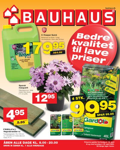 Bauhaus katalog i Sønderborg | Bauhaus tilbudsavis | 19.4.2024 - 3.5.2024