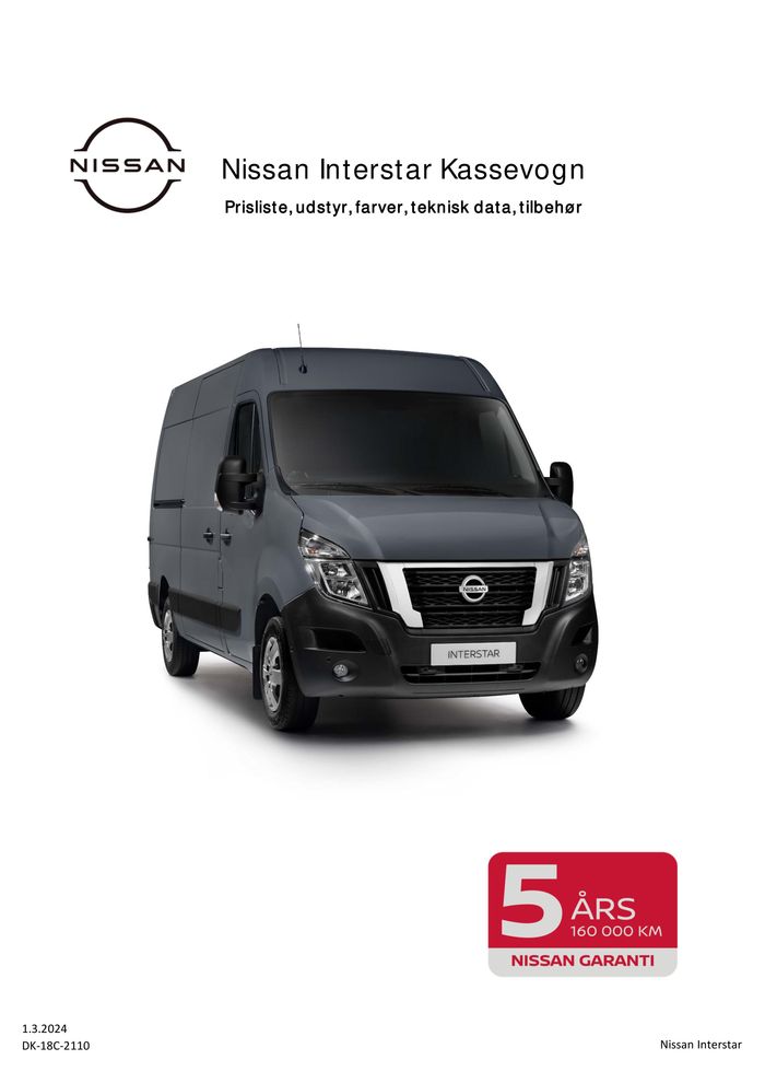 Nissan katalog i Taastrup | Nissan Interstar | 25.4.2024 - 25.4.2025