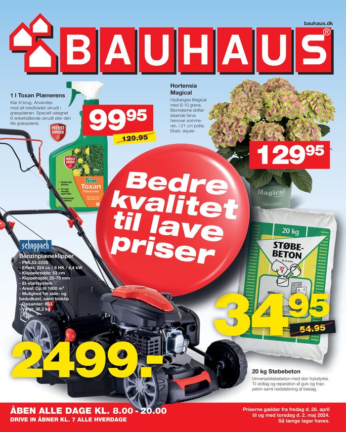 Bauhaus katalog i Brøndby | Bauhaus Tilbudsavis! | 26.4.2024 - 10.5.2024