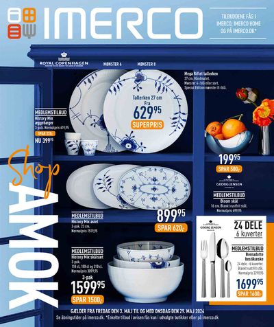 Imerco katalog i Skærbæk (Syddanmark) | Uge 19 Shop Amok | 3.5.2024 - 29.5.2024