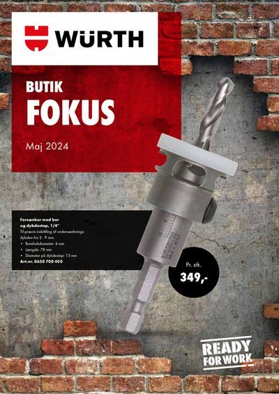 Tilbud fra Byggemarkeder i Odense | Butik Fokus  hos Würth | 15.5.2024 - 31.5.2024
